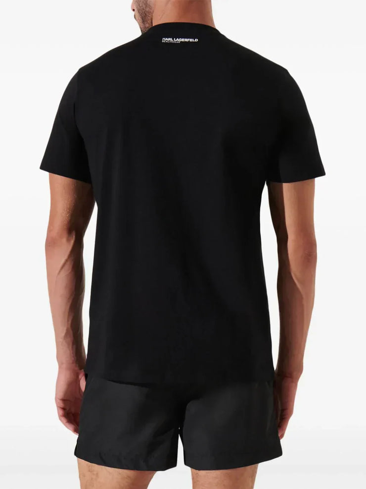 KARL LAGERFELD LOGO-PRINT T-SHIRT